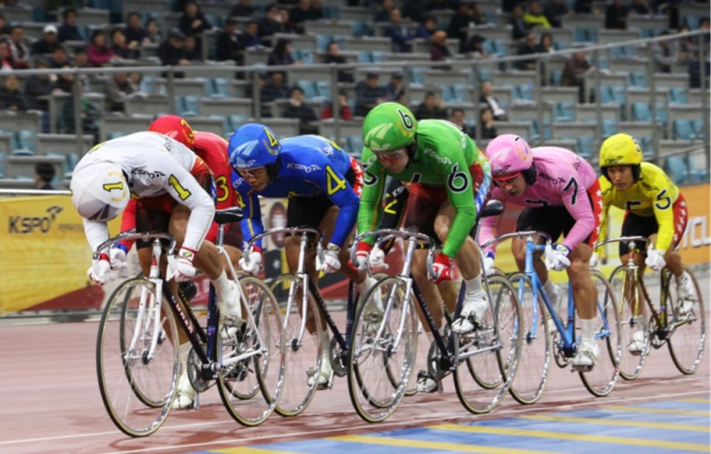 경륜 경기모습. (사진=국민체육진흥공단)