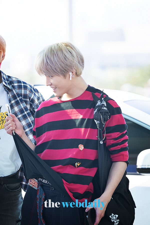 NCT127 태용, 인천국제공항 출국 현장