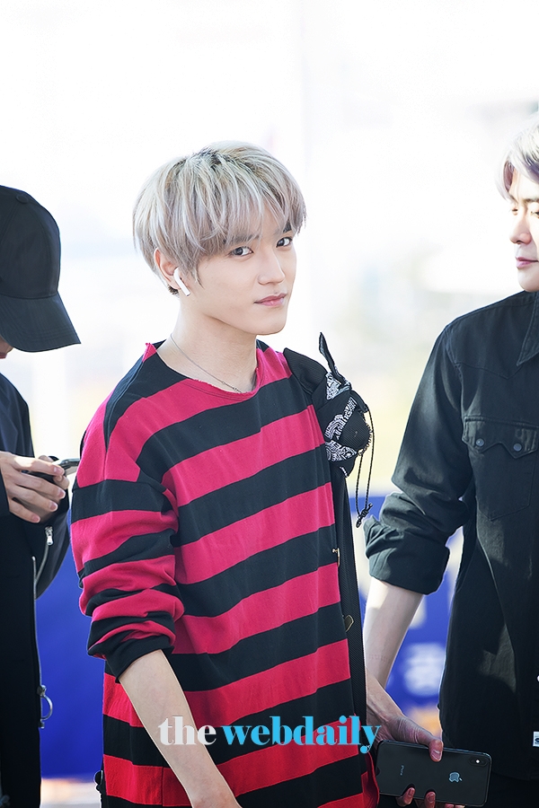 NCT127 태용, 인천국제공항 출국 현장