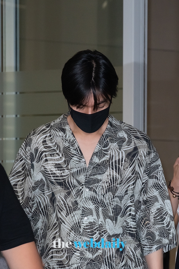 이민호, 인천국제공항 입국 현장