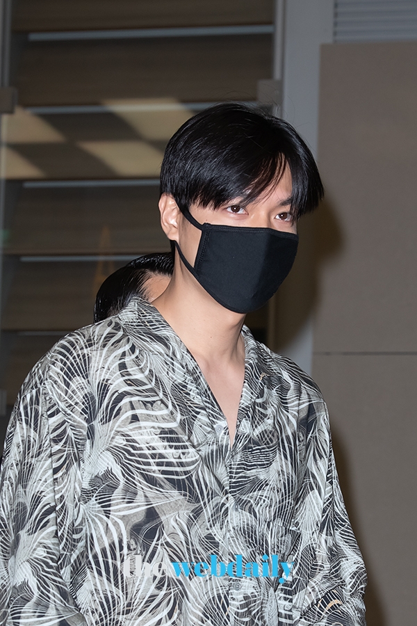 이민호, 인천국제공항 입국 현장