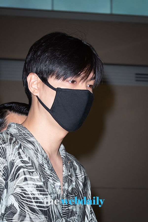 이민호, 인천국제공항 입국 현장