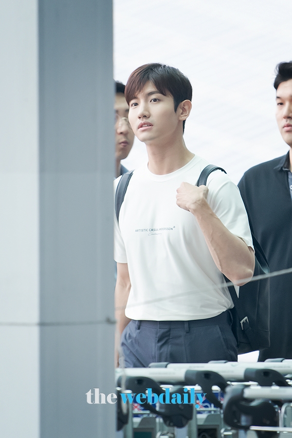 동방신기(TVXQ) 최강창민, 인천국제공항 출국 현장