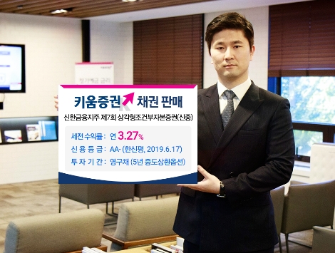 키움증권이 판매하는 신한금융 신종자본증권 판매 안내 이미지. 사진=키움증권