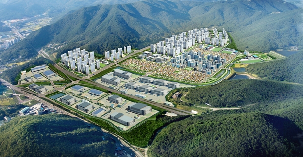 부산‧진해경제자유구역 두동지구 조감도.(사진=부영그룹)