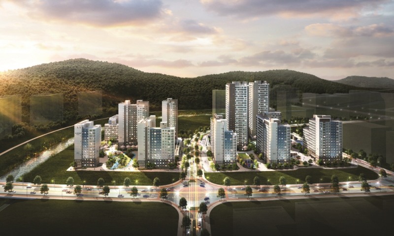 세종 하늘채 센트레빌 조감도.(사진=코오롱글로벌)