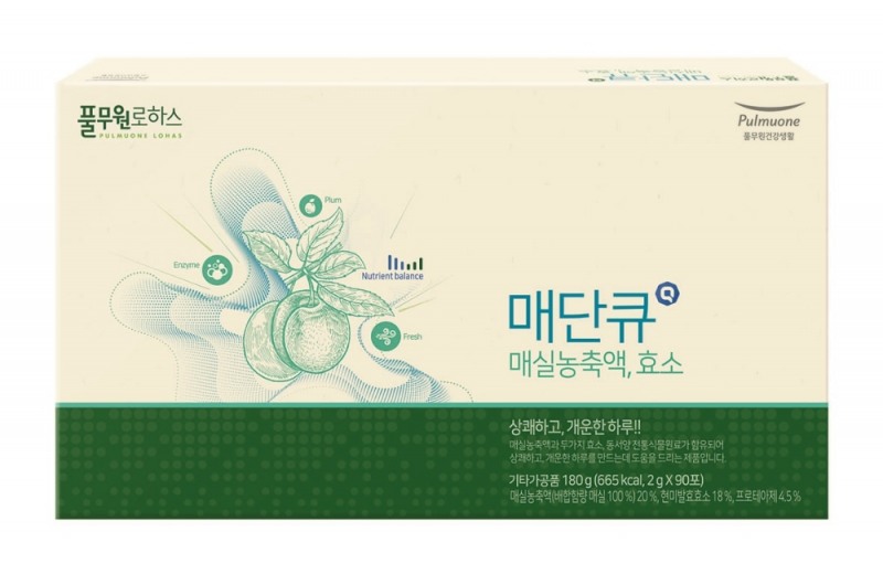 풀무원로하스, 매실 함유 제품 ‘매단큐’ 출시