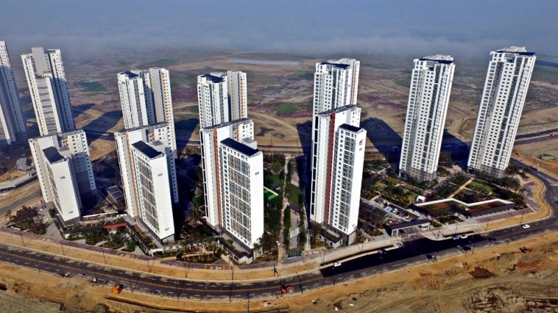 힐스테이트 레이크 송도 전경.(사진=현대건설)