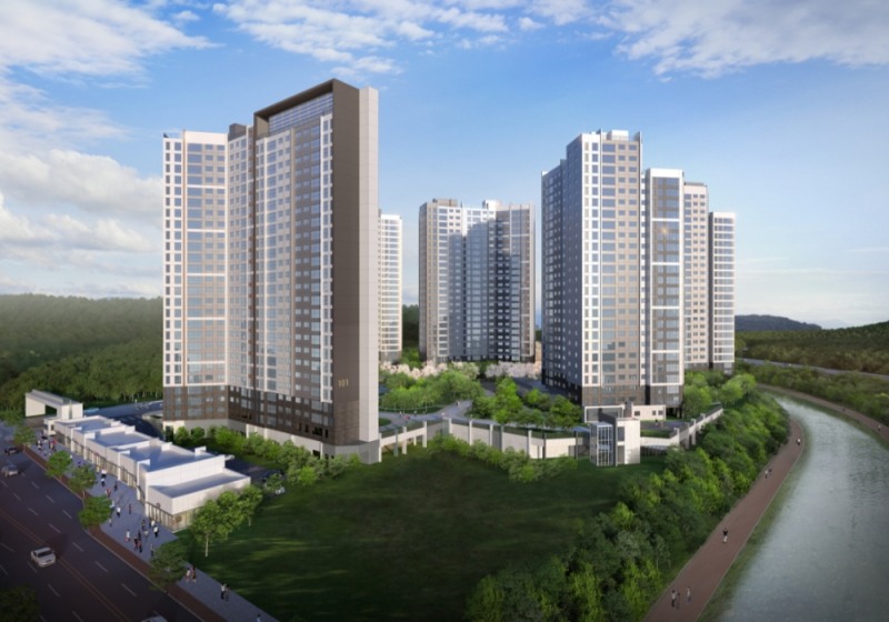 광양 푸르지오 더 퍼스트 투시도. (사진=대우건설)