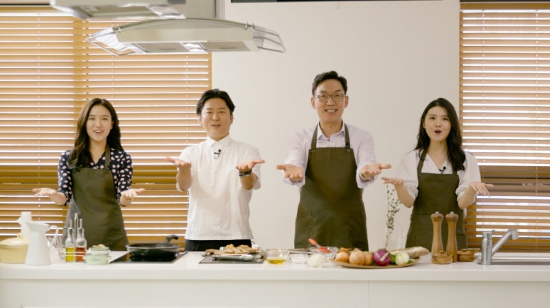 이대훈 농협은행장, 강레오 셰프와 양파·마늘 농가 응원 요리 영상 제작