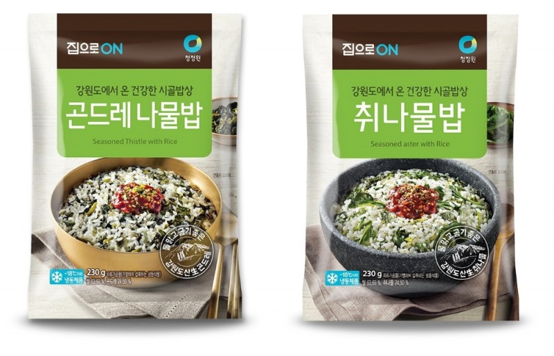 대상㈜ 청정원 집으로ON, 향긋하고 신선한 ‘나물밥 2종’ 출시