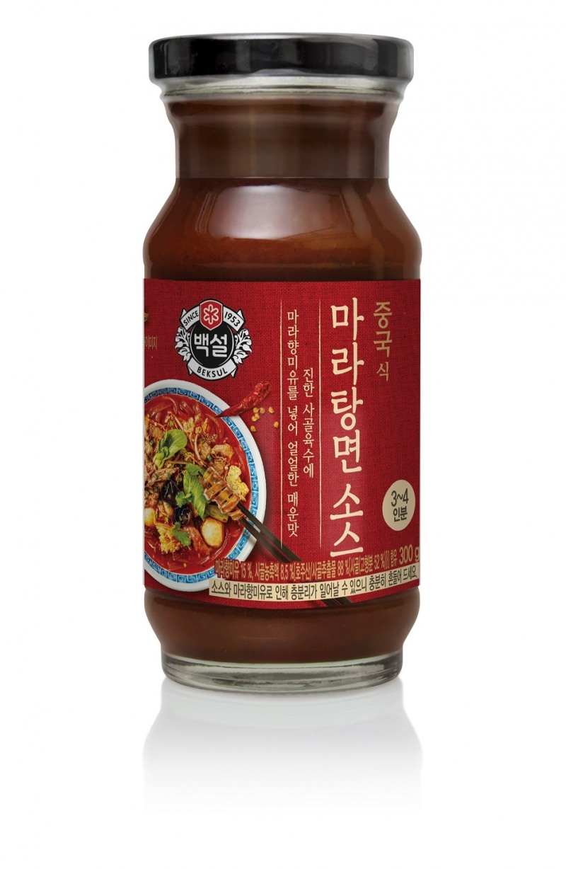CJ제일제당, ‘마라 열풍’ 반영한 백설 마라탕면소스 출시