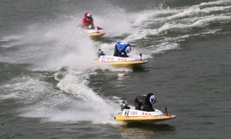 경정 경기모습. (사진=국민체육진흥공단)