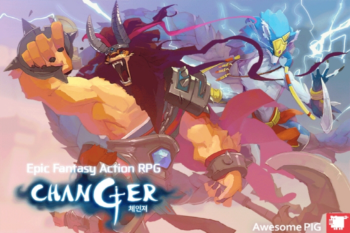 어썸피그, 모바일 태그 액션 RPG ‘체인져’ 사전예약