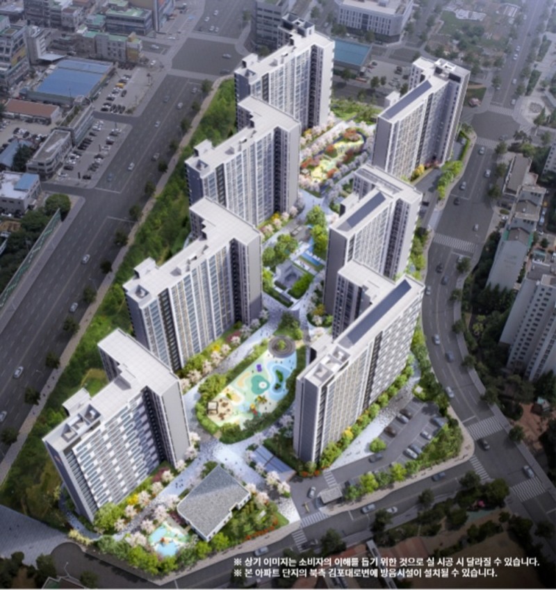 e편한세상 김포 로얄하임 조감도.(사진=대림산업)