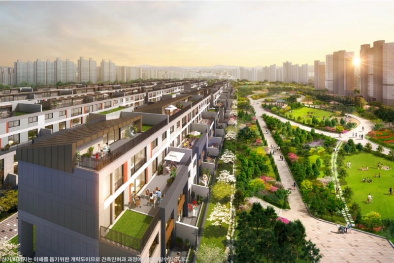 우남퍼스트빌 더 테라스 동탄 조감도.(사진=우남건설)