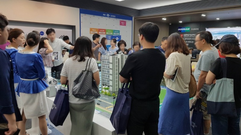 등촌 두산위브 모델하우스.(사진=두산건설)