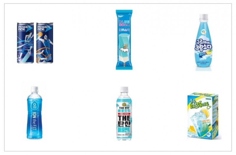 청량한 블루와 만나 눈과 입이 더 쿨~해진 여름 음료
