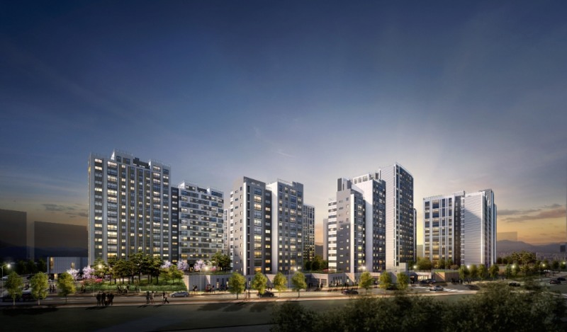 e편한세상 운정 어반프라임 투시도.(사진=대림산업)