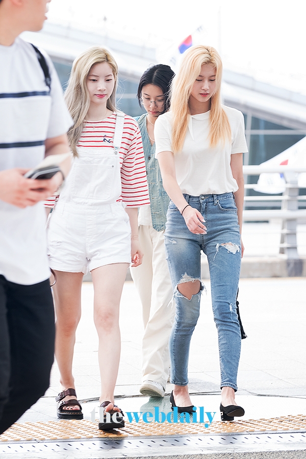 TWICE(트와이스) 다현-사나, 인천국제공항 출국 현장
