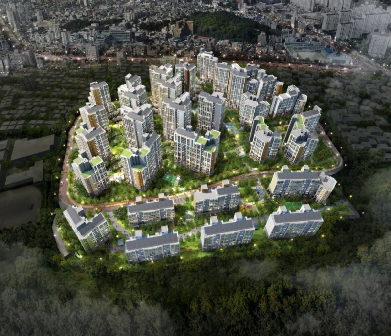 녹번역 e편한세상 캐슬 조감도.(사진=대림산업)