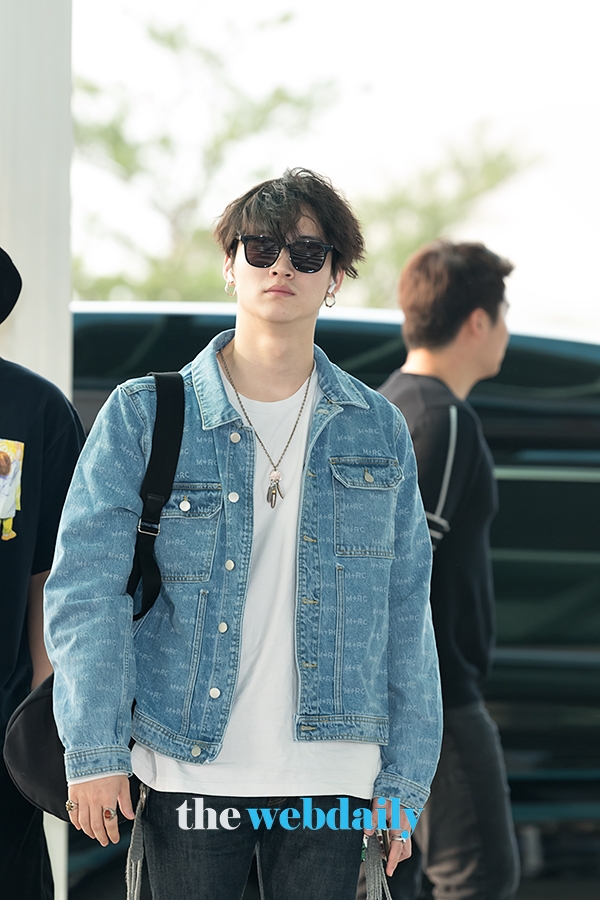갓세븐(GOT7) 제이비, 인천국제공항 출국 현장