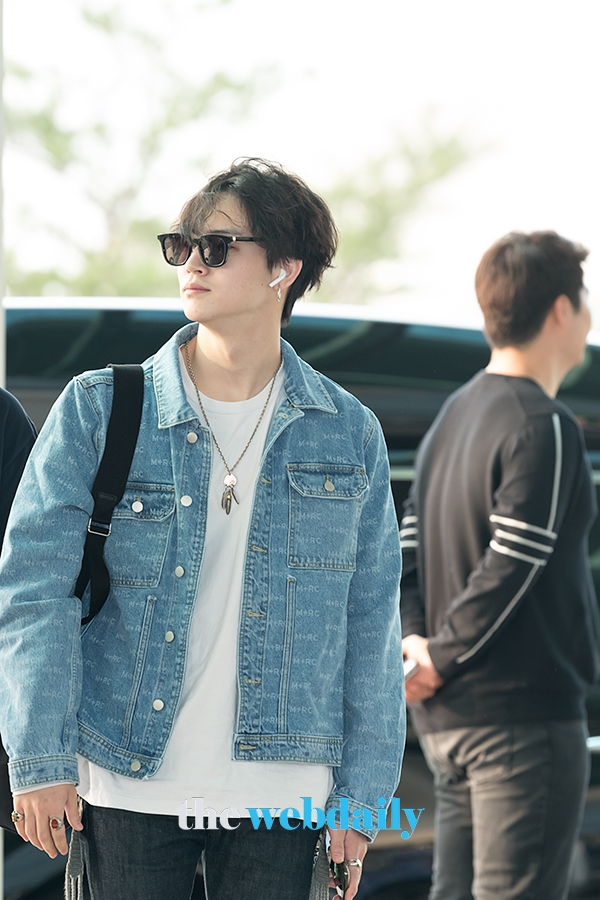 갓세븐(GOT7) 제이비, 인천국제공항 출국 현장