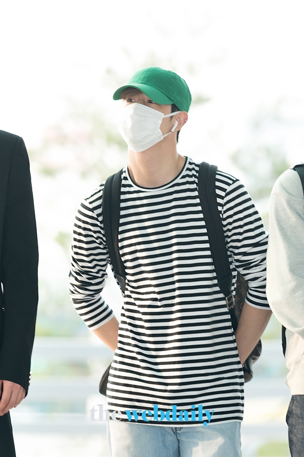 갓세븐(GOT7) 마크, 인천국제공항 출국 현장