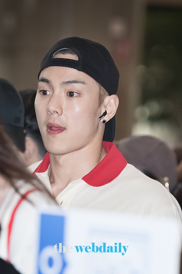 몬스타엑스(MONSTAX) 셔누, 김포국제공항 출국 현장