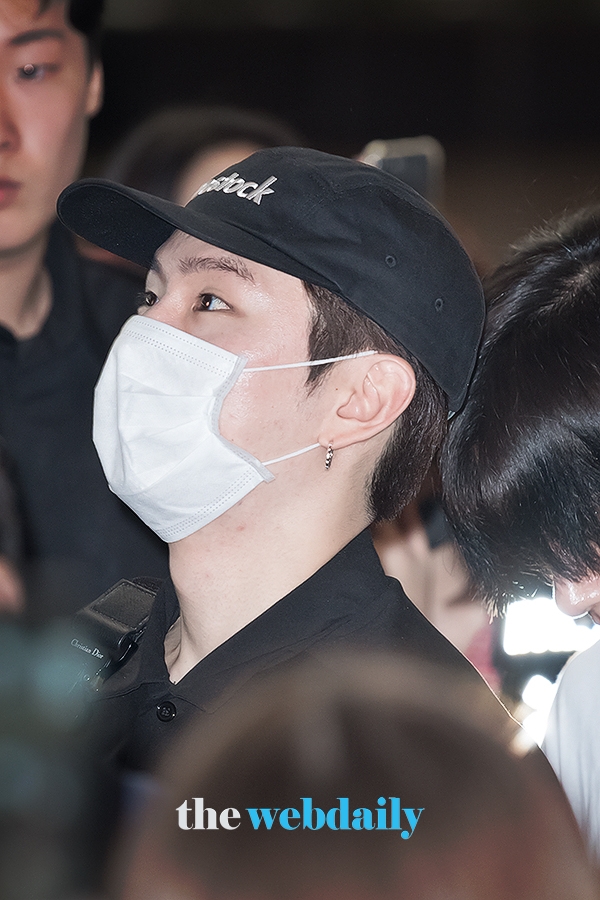 몬스타엑스(MONSTAX) 기현, 김포국제공항 출국 현장