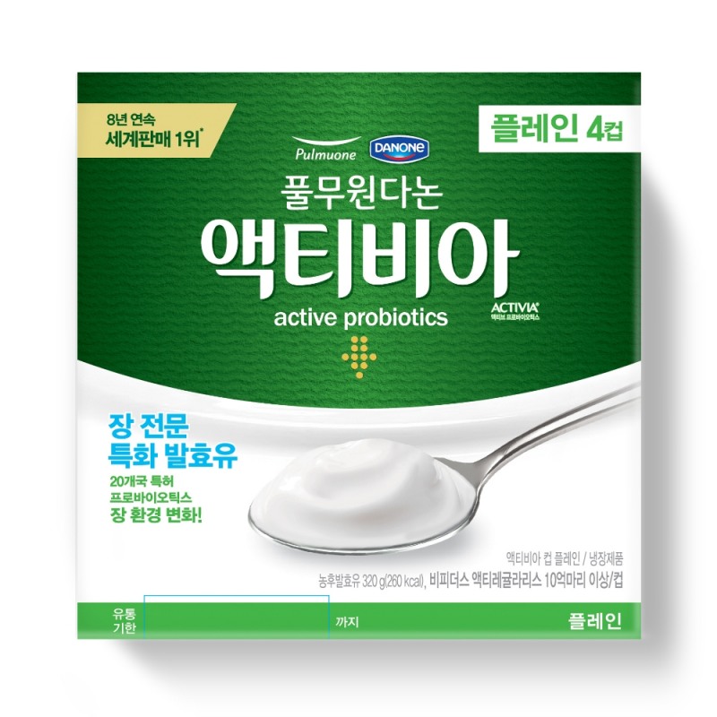 풀무원다논, ‘액티비아’ 브랜드 디자인 리뉴얼