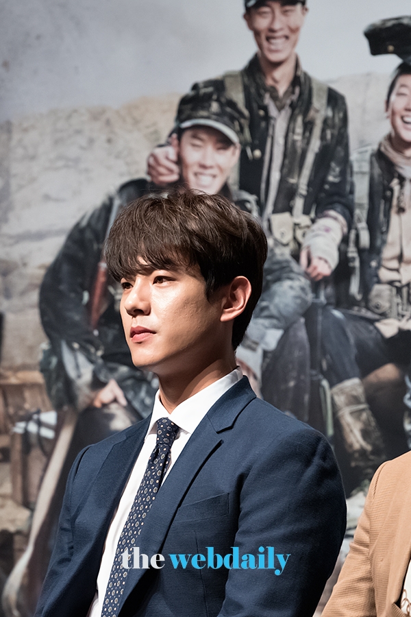 곽시양, 영화 '장사리 잊혀진 영웅들' 제작보고회 현장