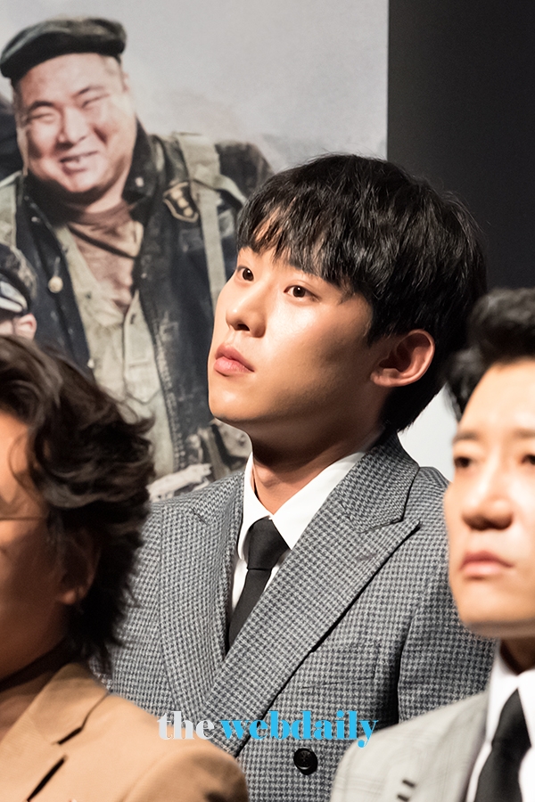 김성철, 영화 '장사리 잊혀진 영웅들' 제작보고회 현장