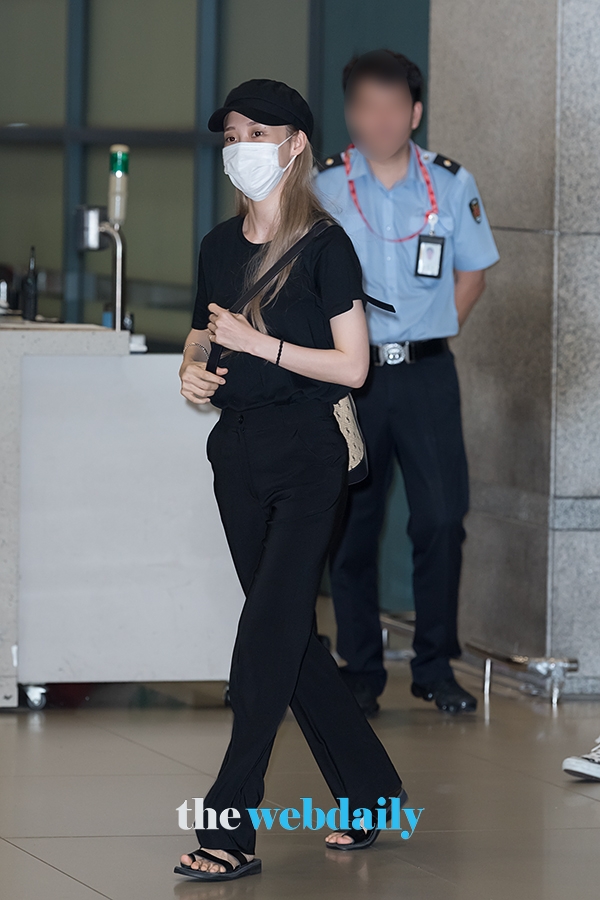 마마무(MAMAMOO) 문별, 인천국제공항 입국 현장