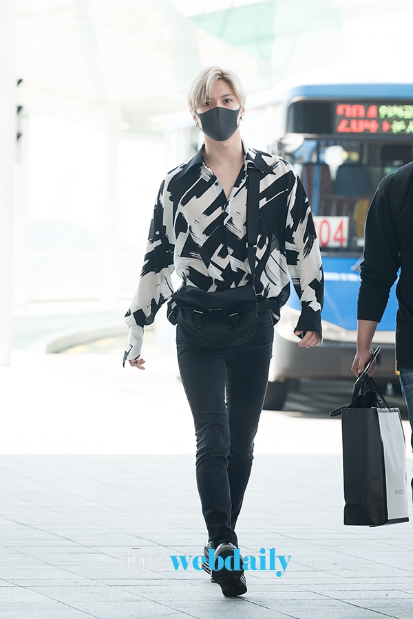 슈퍼엠(SuperM) 태민, 인천국제공항 출국 현장