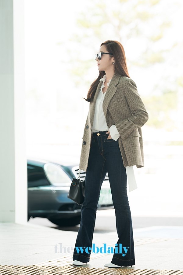 제시카, 인천국제공항 출국 현장