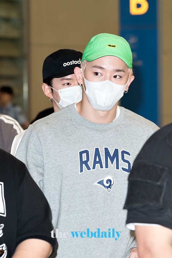 몬스타엑스(MONSTAX) 원호, 인천국제공항 입국 현장