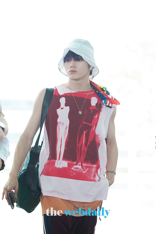 슈퍼엠(SuperM) 태용, 인천국제공항 출국 현장