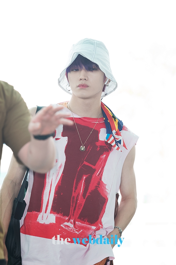 슈퍼엠(SuperM) 태용, 인천국제공항 출국 현장