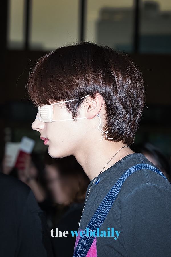 투모로우바이투게더(TXT) 휴닝카이, 김포국제공항 출국 현장