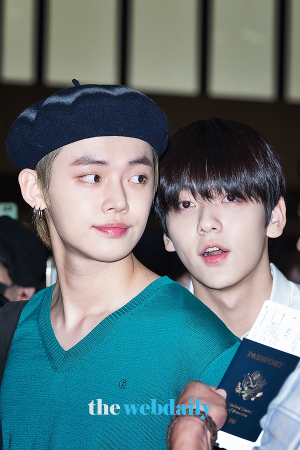 투모로우바이투게더(TXT) 연준-수빈, 김포국제공항 출국 현장