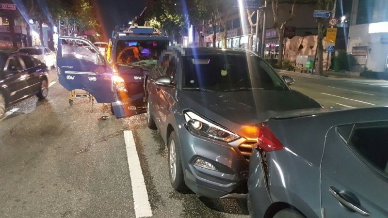 사고현장.(사진제공=부산경찰청)