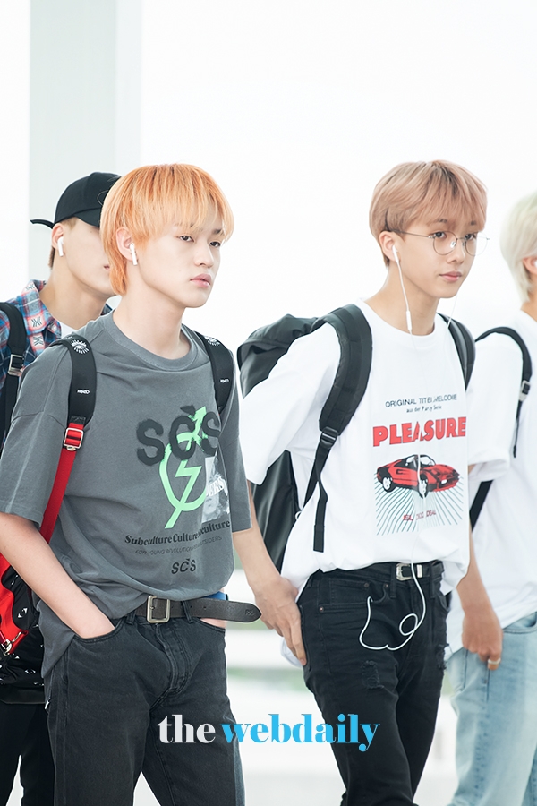 NCTDREAM(엔시티드림) 천러-지성, 인천국제공항 출국 현장