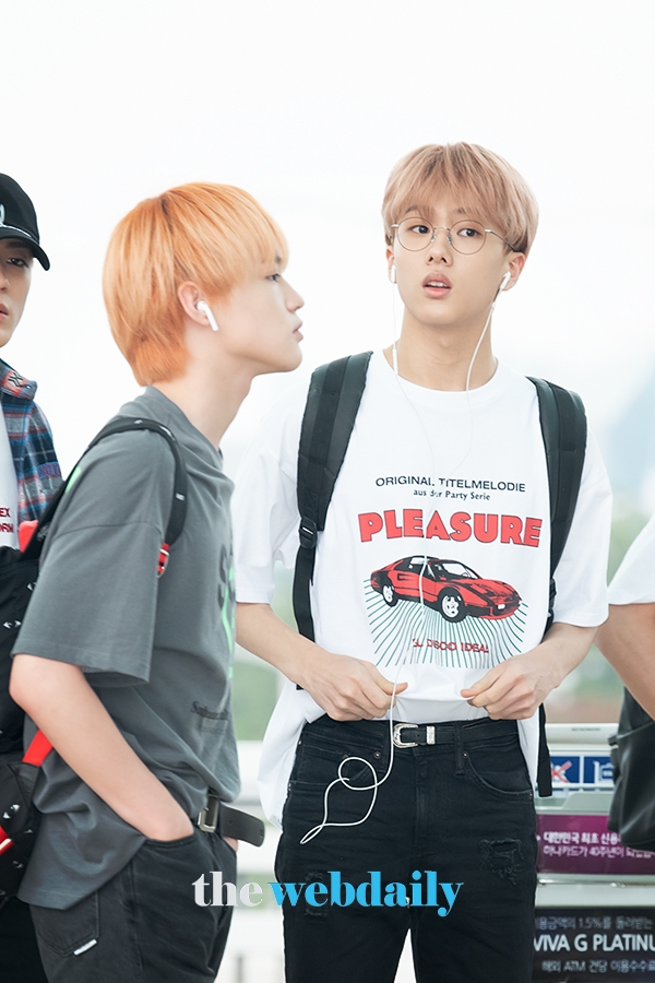 NCTDREAM(엔시티드림) 천러-지성, 인천국제공항 출국 현장