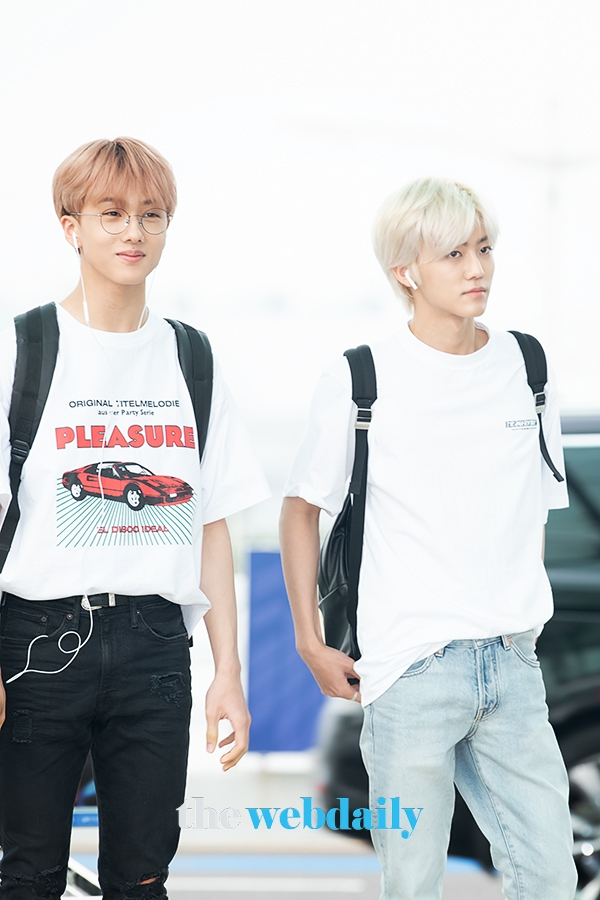 NCTDREAM(엔시티드림) 지성-재민, 인천국제공항 출국 현장