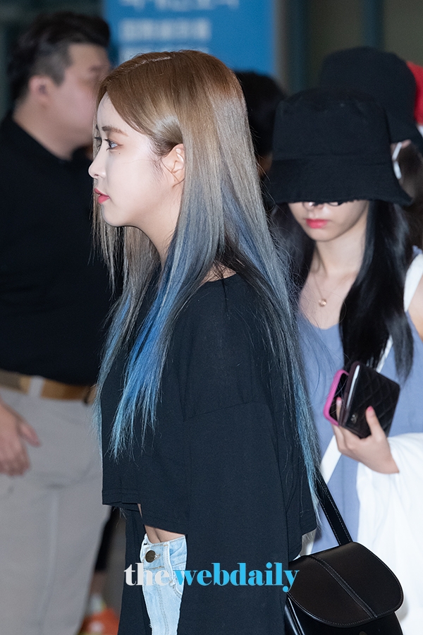 우주소녀 다영, 인천국제공항 입국 현장