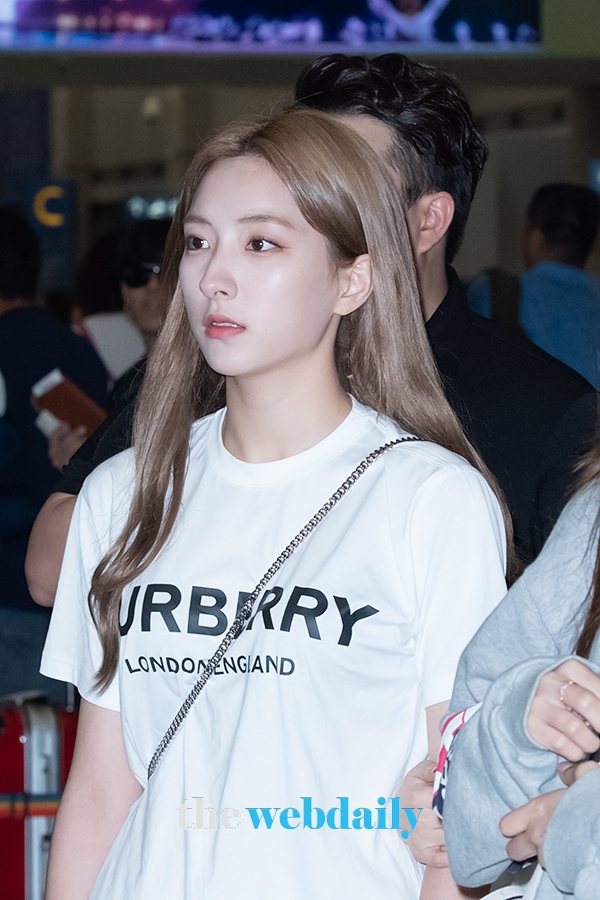 우주소녀 은서, 인천국제공항 입국 현장