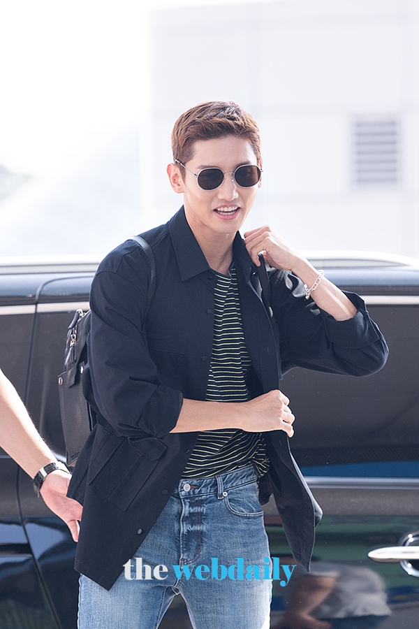 동방신기(TVXQ) 최강창민, 인천국제공항 출국 현장