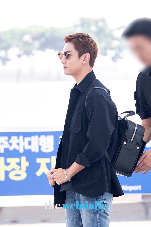 동방신기(TVXQ) 최강창민, 인천국제공항 출국 현장