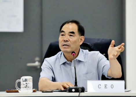 한국농어촌공사 김인식 사장이 '변경의 혁신 토론회'에서 발언중이다. 사진=농어촌공사